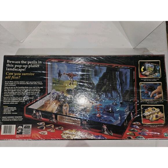 Hasbro Star Wars Episode 1 Jar Jar Binks 3-D Adventure Game - Picture 2 of 2